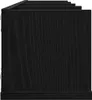 vidaXL Nástěnná police vzhled černého dubu 100 x 18 x 18 cm Náhled obrázku produktu 7