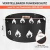 Ikodm Funkenschutz, schwarzer, zusammensetzbarer Produktbild-Vorschau 2