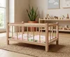 HOLZ-PUPPENBETT Montessori mit BETTWÄSCHE Herzen MATRATZE Produktbild-Vorschau 4