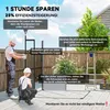 Outsunny Gerätehaus Kunststoff 3,24m³ 190x191x215cm Produktbild-Vorschau 4