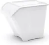 A white plastic storage box with a lid, shown from a slight angle on a white background. Náhled obrázku produktu