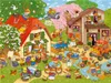 CALVENDO Puzzle Im Osterhasendorf | 2000 Teile Lege-Größe Produktbild-Vorschau 3