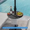 COSTWAY Ø50cm verstellbarer Schirmtisch, runde Tischplatte Produktbild-Vorschau 2