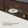 auna Belle Epoque 1912, retro gramofón, CD, BT, USB, Náhľad obrázku produktu 4