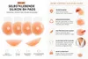 4x Selbstklebende Silikon BH Pads für rückenfreie Kleider Produktbild-Vorschau 2