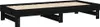 Tagesbett Ausziehbar Schwarz 2x(90x200) cm Massivholz Produktbild-Vorschau 6