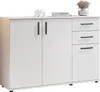 Kommode >BC 1040< 3 Türen, 2 Schubladen, weiß - Produktbild-Vorschau 1