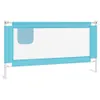 vidaXL Kleinkind-Bettschutzgitter Blau 160x25 cm Stoff Produktbild-Vorschau 1
