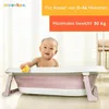 moovkee Skládací dětská vanička  80 cm růžová s teploměrem Náhled obrázku produktu 4