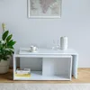 PLATAN ROOM Couchtisch Kaffeetisch weiß 2er Set 90x48x40 Produktbild-Vorschau 8