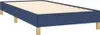 vidaXL Rám postele bez matrace modrý 90x200 cm látka Náhled obrázku produktu 3