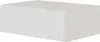 A white nightstand with a ribbed front panel and a drawer. Náhled obrázku produktu