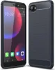 HTC Desire 12 Hülle Silikon Blau Carbon Optik Case TPU Produktbild-Vorschau 1