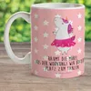 Mr. & Mrs. Panda Plastikbecher Einhorn Ballerina - Rot Produktbild-Vorschau 2