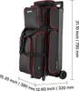 VEVOR Sac de Bowling à Roulettes, Valise de Transport pour Voir les images du produit 8