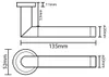 Lienbacher Rosettengarnitur Cecil Edelstahl matt/poliert BB Produktbild-Vorschau 2