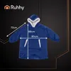 Ruhhy 26147 TV bluza z kapturem XXL, ciemnoniebieska Podgląd zdjęcia produktu 3
