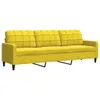 Design 3-Sitzer-Sofa Gelb 210 cm Samt, Schlafsofas 2024 Neu Produktbild-Vorschau 2