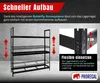 Reifenregal TIGER XL | HxBxT 200x180x45cm | 300kg Fachlast Produktbild-Vorschau 6