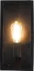 Industrialna lampa ścienna zewnętrzna czarna IP44 ze szkłem Podgląd zdjęcia produktu 6
