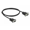 DELOCK RS-232 Kabel Seriell D-Sub9 1 m St/St mit Produktbild-Vorschau 1