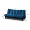 Schlafsofa Nancy Sofa mit Schlaffunktion Bettkasten Produktbild-Vorschau 2