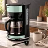 Filterkaffeemaschine Retro 1000W 1,3L 10 Tassen Produktbild-Vorschau 7