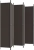 A four-panel room divider or screen, presented in a studio setting against a white background. Náhled obrázku produktu