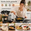 Küchenhelfer Set 48 Teilig Küchenutensilien Kochbesteck Produktbild-Vorschau 3