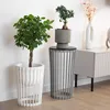 KADAX Doppelseitiger Blumenständer 40 cm Platin + schwarze Produktbild-Vorschau 8