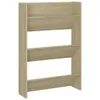 vidaXL Armoire à chaussures murale chêne Sonoma 60x18x90 cm Voir les images du produit 1