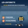 MONZANA® 40-80 LED Eiszapfenlichterkette Fernbedienung 8 Produktbild-Vorschau 4