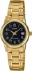 Casio #MTP-V002G-1B Hommes Standard Analogique Ton Or Acier Voir les images du produit 2