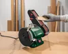 A person is using a belt sander to shape a piece of wood. Produktbild-Vorschau
