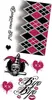 Halloween Tattoos "Harlekin" | 30 x 14 cm Produktbild-Vorschau 7