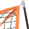 Baseball-Netz Tragbar Orange Schwarz 183x182x183 cm Stahl Produktbild-Vorschau 5