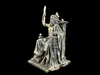 Zeus figura su trono scultura decorativa soggiorno Anteprima dell’immagine prodotto 3