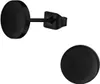 Titan Ohrringe Ohrstecker mit Kreis 4-8mm schwarz Größe - 8 Produktbild-Vorschau 1