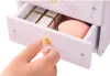 Lean Mini Toilette Make-Up Spiegel Schublade Ohren Aus Holz Produktbild-Vorschau 5