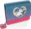 A close-up, studio shot of a wallet with a unicorn design. Produktbild-Vorschau