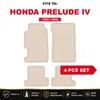 DURBAN Beige Velours-Fußmatten-Set für Honda Prelude IV Produktbild-Vorschau 17