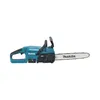 A teal and black Makita chainsaw is shown against a white background. Produktbild-Vorschau