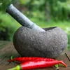 Tokoindah Handgefertigter Naturstein Mörser mit Stößel - Produktbild-Vorschau 9