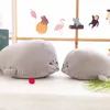 Plüschtier Robbe Weiß 60cm Stofftier Kuscheltier Geschenk Produktbild-Vorschau 3
