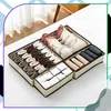 Beige Unterwäsche-Organizer-Set mit 4 faltbaren Produktbild-Vorschau 6