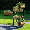 dobar Vertikalbeet "Flexi" mit 5 Stufen, flexibles Hochbeet Produktbild-Vorschau 2