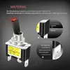 12V Kippschalter SPST mit LED (rot), 30A, 3 Pin – Ein/Aus Produktbild-Vorschau 5