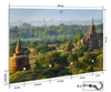 Wallario Schlüsselbrett aus Glas, Motiv: Tempel in der Produktbild-Vorschau 2