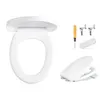 SONGMICS WC-Sitz O-Form, Absenkautomatik, Toilettendeckel, Produktbild-Vorschau 2