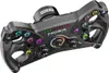 A high-end racing steering wheel with multiple buttons and dials, presented in a studio setting. Produktbild-Vorschau